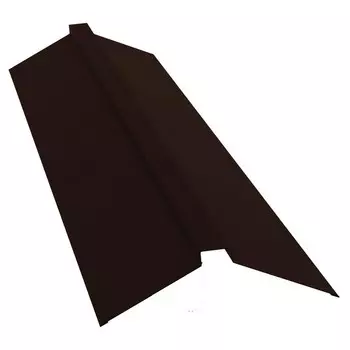 Конек плоский Grand Line Atlas Ral 8017 150х40х150 мм резка