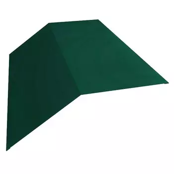 Конек плоский Grand Line Satin Ral 6005 190х190 мм резка