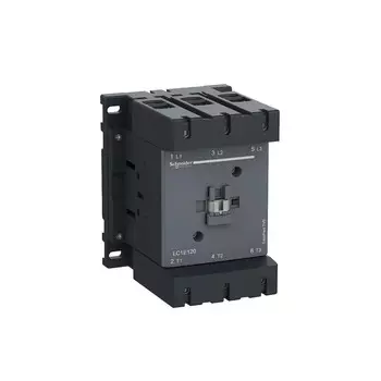 Контактор Schneider Electric TVS 3Р 160A НО+НЗ 380В AC3 220VAC 50ГЦ LC1E160M5