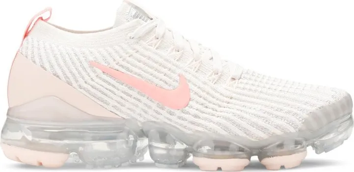 Кроссовки Nike Wmns Air VaporMax Flyknit 3 'Light Cream Crimson Tint', кремовый