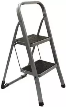 Лестница Zalger 9910-2 Jet Black (2cт., с ковриком, сталь)
