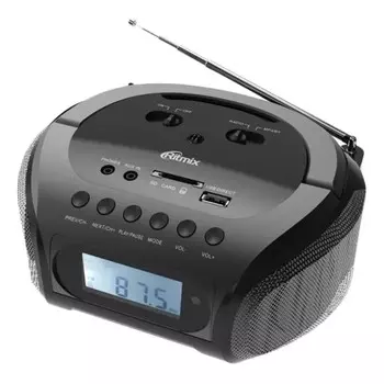 Магнитола Ritmix RBB-020BT черный/черный