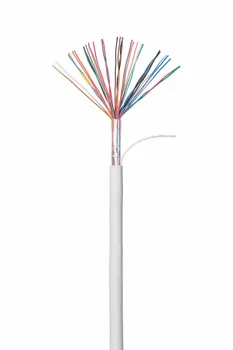 Кабель витая пара U/UTP 5 кат. 16 пар Netlan EC-UU016-5-PVC-GY-3 24AWG(0.47 мм), медь, одножильный (solid), внутренний, PVC, нг(B), серый, уп/305м