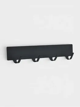 Планка самоклеящаяся металлическая savanna black loft plane, на 4 крючка, 1622,5 см