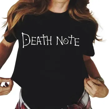 Японский аниме Death Note графический принт унисекс футболка унисекс женская мода повседневная Harajuku короткий рукав унисекс унисекс футболка унисекс S