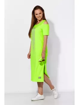 Платье 1206-1 лайм