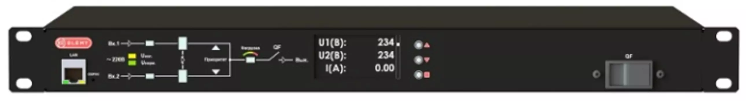 Автоматический ввод резерва ELEMY ATS-1206/32 1U 19" 2xС20 1xC1932A