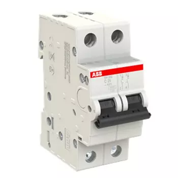 Автоматический выключатель ABB 2CDS212001R0254 2-полюсной SH202 C16