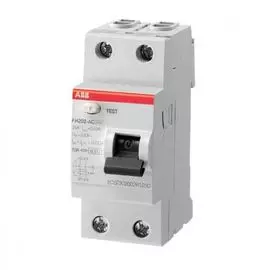 Выключатель дифференциального тока (ВДТ, УЗО) ABB 2CSF202006R2400 FH202AC 2Р 40А 100mA (AC)