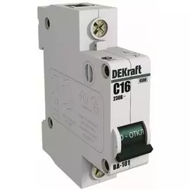 Автоматический выключатель DEKraft 11099DEK 1Р 3А (D) 4,5кА