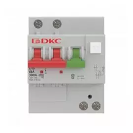 Автоматический выключатель дифф. тока (АВДТ) DKC MDV63-23C10-A 6kA, тип характеристики C, 1P+N, 10A, тип A, 4 модуля, "YON"