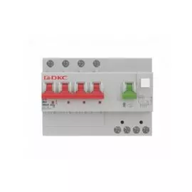 Автоматический выключатель дифф. тока (АВДТ) DKC MDV63-41C20-A 6kA, тип характеристики C, 3P+N, 20A, тип A, 7 модулей, "YON"