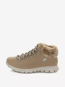 Ботинки утепленные женские Skechers Synergy-Vital Sign, Бежевый, размер 36
