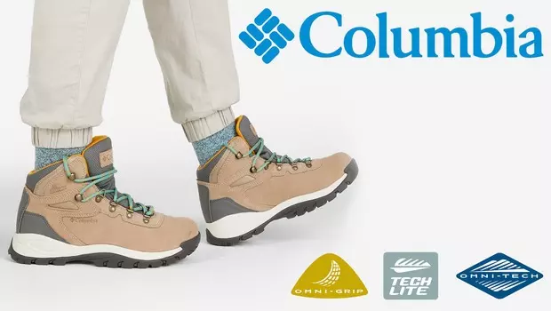 Ботинки женские Columbia Newton Ridge Plus Waterproof Amped, Бежевый, размер 37
