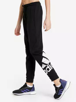 Брюки для мальчиков adidas, Черный, размер 128