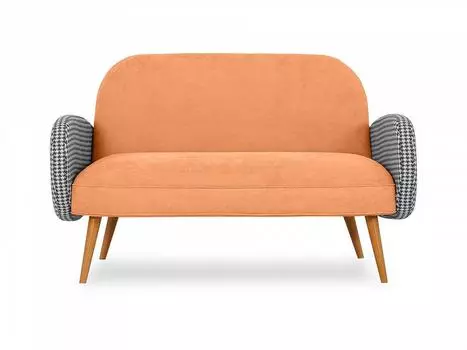 Диван bordo (ogogo) оранжевый 130x80x82 см.