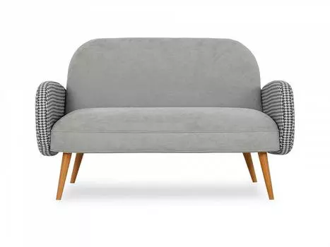 Диван bordo (ogogo) серый 130x80x82 см.