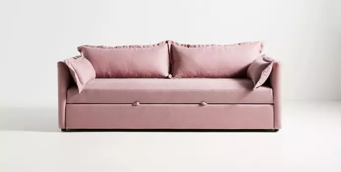 Диван borking (idealbeds) розовый 216x69x90 см.