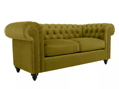 Диван chester classic (ogogo) зеленый 183x75x80 см.