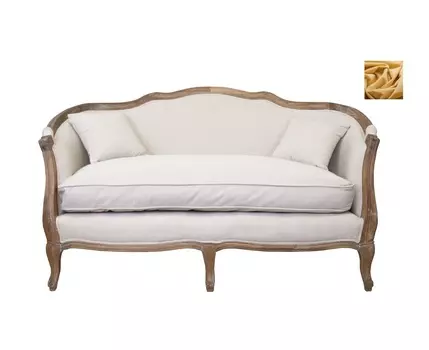 Диван darcy 2 желтый (mak-interior) желтый 157x90x79 см.