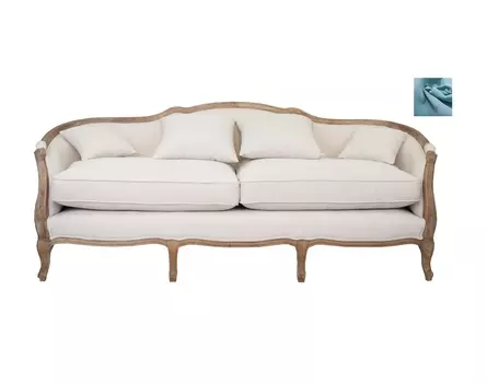 Диван darcy 3 голубой (mak-interior) голубой 202x90x79 см.