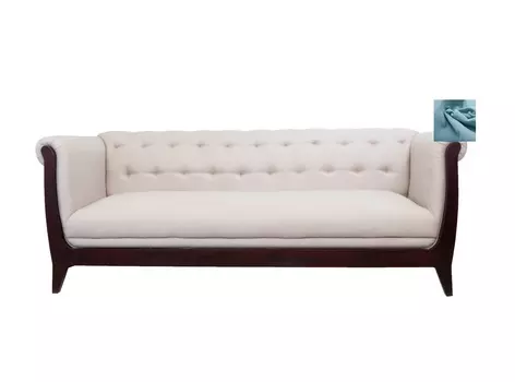 Диван delvin голубой (mak-interior) голубой 230x83x97 см.