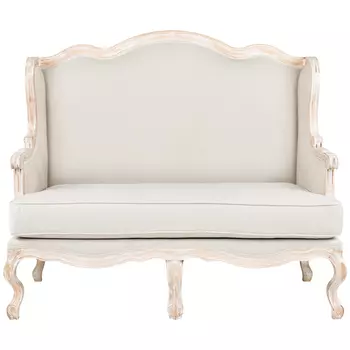 Диван двухместный «клермон» light beige (object desire) бежевый 132x115x64 см.