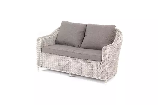 Диван двухместный кон панна (outdoor) бежевый 137x80x80 см.