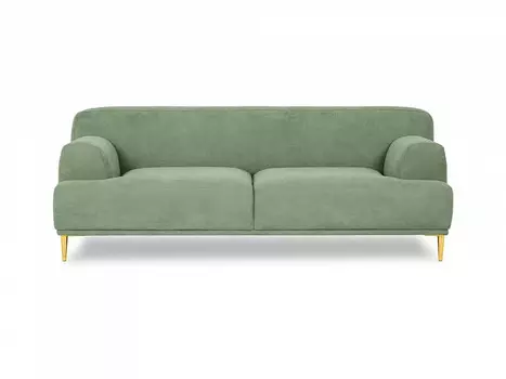 Диван двухместный portofino (ogogo) зеленый 196x72x97 см.