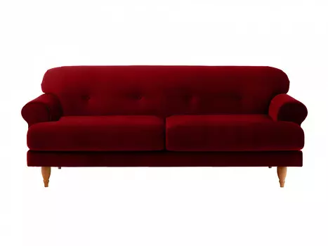 Диван italia (ogogo) красный 197x79x98 см.