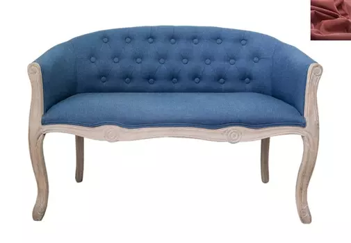 Диван kandy double blue красное (mak-interior) красный 104x71x62 см.