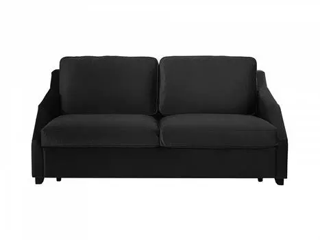 Диван-кровать трёхместный windsor (ogogo) черный 215x88x102 см.