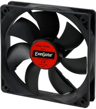 Вентилятор Exegate EX12025H3P EX253951RUS 120x120x25 мм, гидродинамический, 3pin, 1200RPM, 27dBA