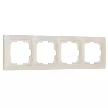 Рамка на 4 поста Werkel Snabb basic слоновая кость W0042003 4690389161438