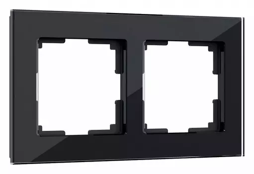 Рамка на 2 поста Werkel Favorit черный W0021108 4690389159589