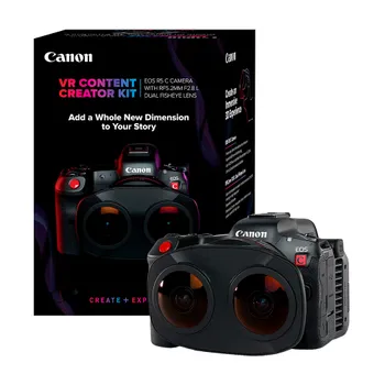 Комплект Canon VR Content Creator Kit с Canon EOS R5 C + RF5.2mm F2.8L DUAL FISHEYE, черный