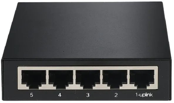 Коммутатор неуправляемый Wi-Tek WI-SG105 5*100Base-T, внешний БП, металлический корпус