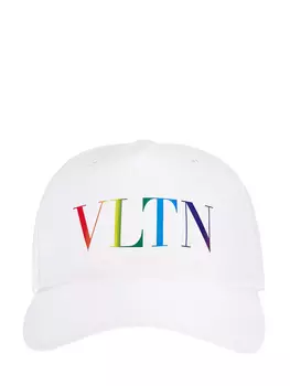 Бейсболка из дышащей мембраны и нейлона с принтом VLTN