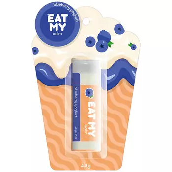 EAT MY Бальзам для губ "Йогурт с голубикой" Blueberry Yoghurt