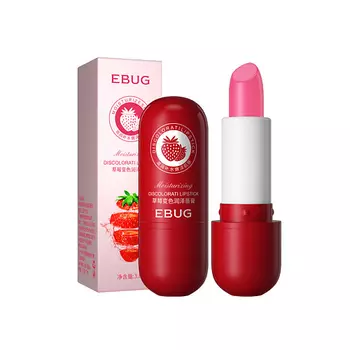 EBUG Увлажняющий бальзам для губ с ароматом клубники 3.8