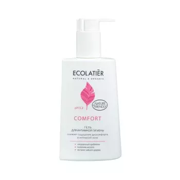 ECOLATIER Гель для интимной гигиены Comfort с молочной кислотой и пробиотиком