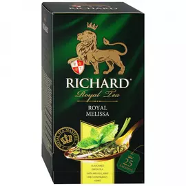 Чай Richard Royal Melissa зеленый ароматизированный 25 пакетиков по 2 г