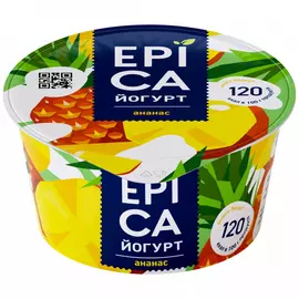 Йогурт Epica натуральный ананас 4.8% 130 г