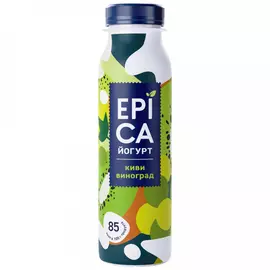 Йогурт EPICA питьевой киви виноград 2.5% 260 г