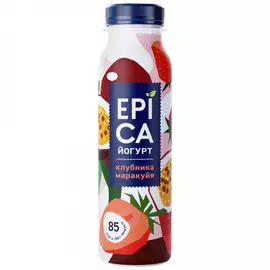 Йогурт EPICA питьевой клубника маракуйя 2.5% 260 г