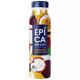 Йогурт Epica питьевой маракуйя мангостин 2.5% 260 г