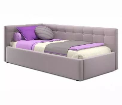 Односпальная кровать-тахта Bonna 900 П/М, ткань, Лиловая
