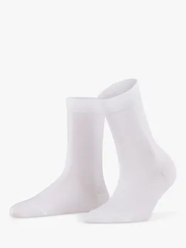 Хлопковые носки до щиколотки FALKE, белый