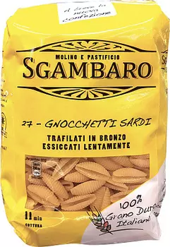 Паста твердые сорта пшеницы Gnocchetti Sardi №27 Sgambaro