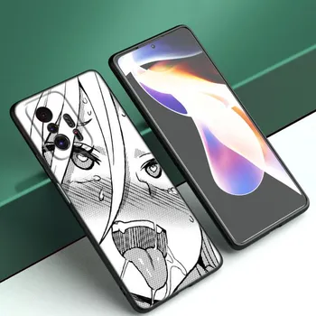 Хентай Harajuku аниме девушка чехол для телефона для Xiaomi Mi A2 8 9 SE Note 10 10T 11 12 Lite 9T 11T 12S 12T Pro A3 6X 12X черный чехол Xiaomi Mi A2(6X)